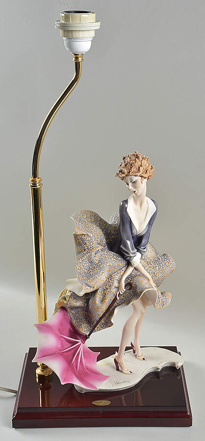 Lamps Autumn-Girl With Umbrella - No Box 60a by Armani-1