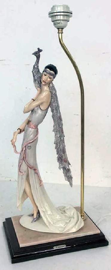Lamps Lady With Peacock - No Box by Armani-1