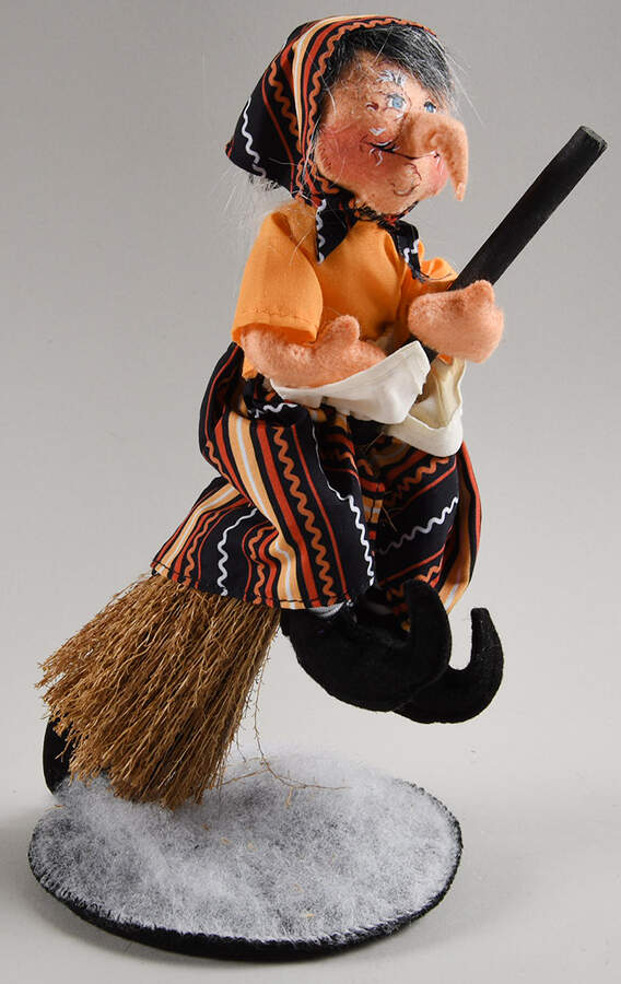 Annalee Halloween Dolls Flying Witch Hag - No Box by Annalee-1