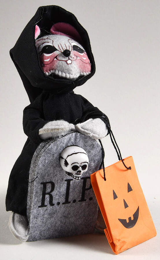 Halloween Mice Happy Reaper Ghost Mouse - No Box by Annalee-1