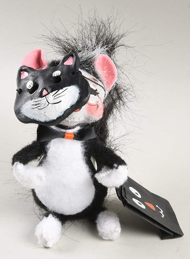 Halloween Mice Trick Or Treat Cat/Mouse,Mask  - No Box by Annalee-1