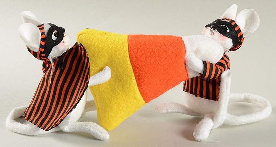 Halloween Mice Masked Bandit Mice - No Box by Annalee-1