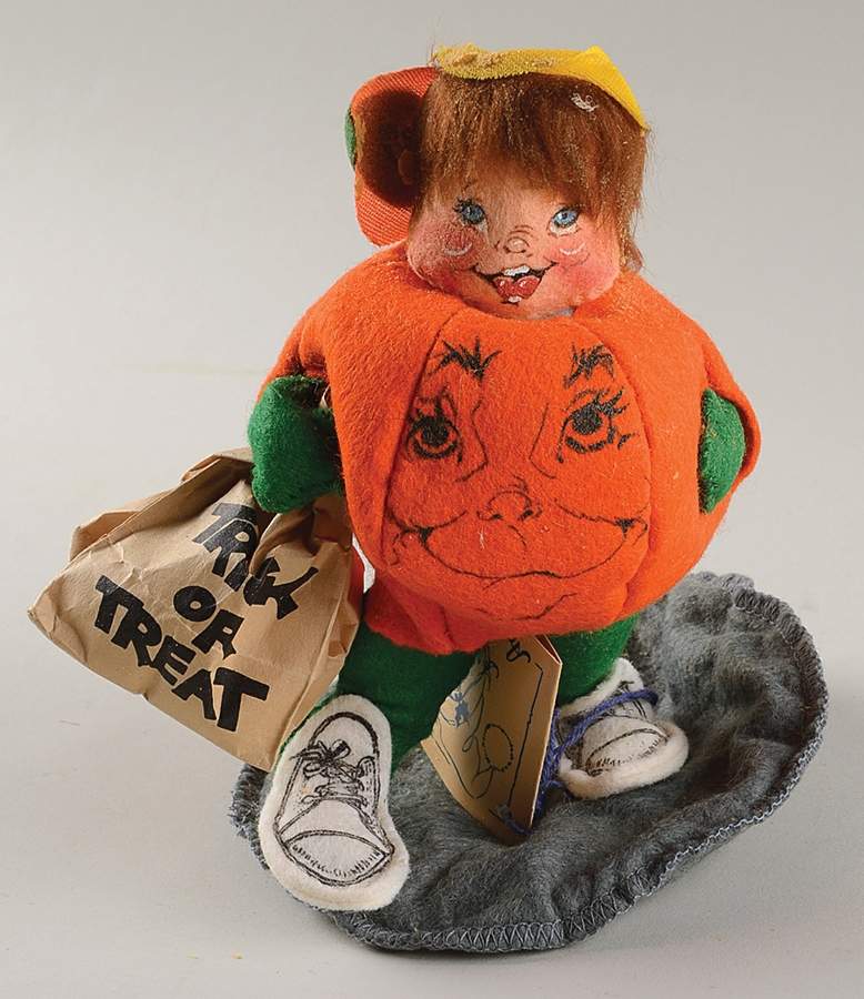 Annalee Halloween Dolls Pumpkin Kid - No Box by Annalee-1