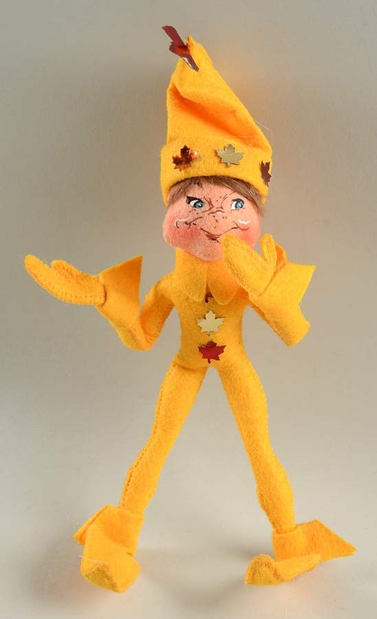 Annalee Halloween Dolls Fall Elf-Yellow - No Box by Annalee-1
