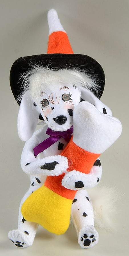 Annalee Halloween Dolls Dalmation Candycorn Witch Puppy - No Box by Annalee-1