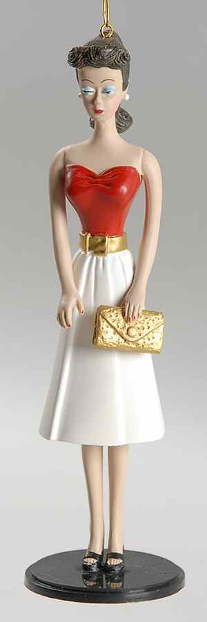 Classic Barbie Ornaments Silken Flame - Boxed by Ashton Drake-1