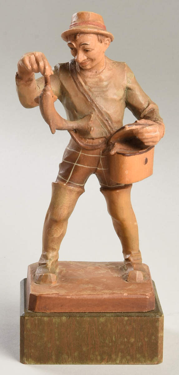 Characatures Fisherman - Boxed by Anri-1