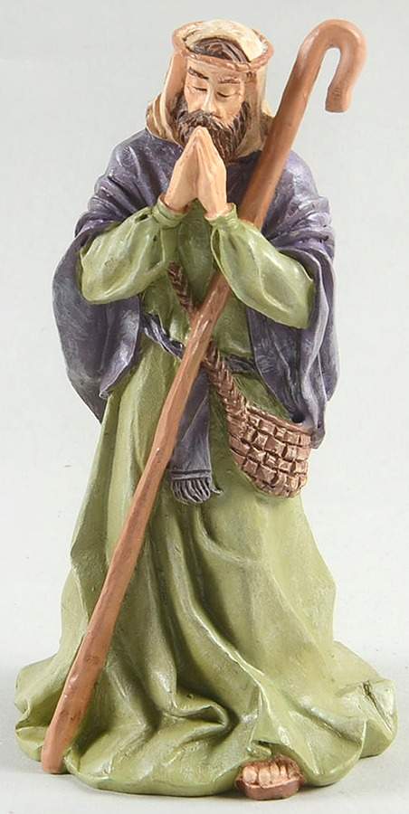 Nativity Heirloom Collection Praying Shepherd - No Box by Avon-1