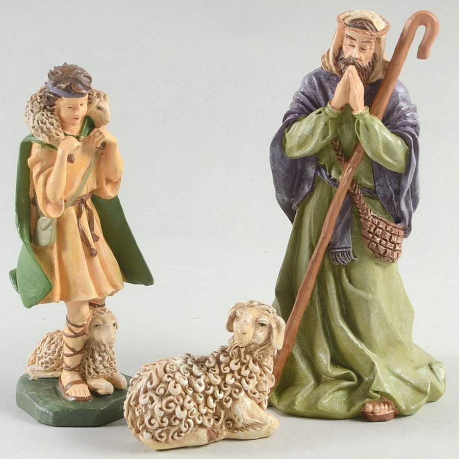 Nativity Heirloom Collection Shepherds-Set Of 3 - No Box by Avon-1