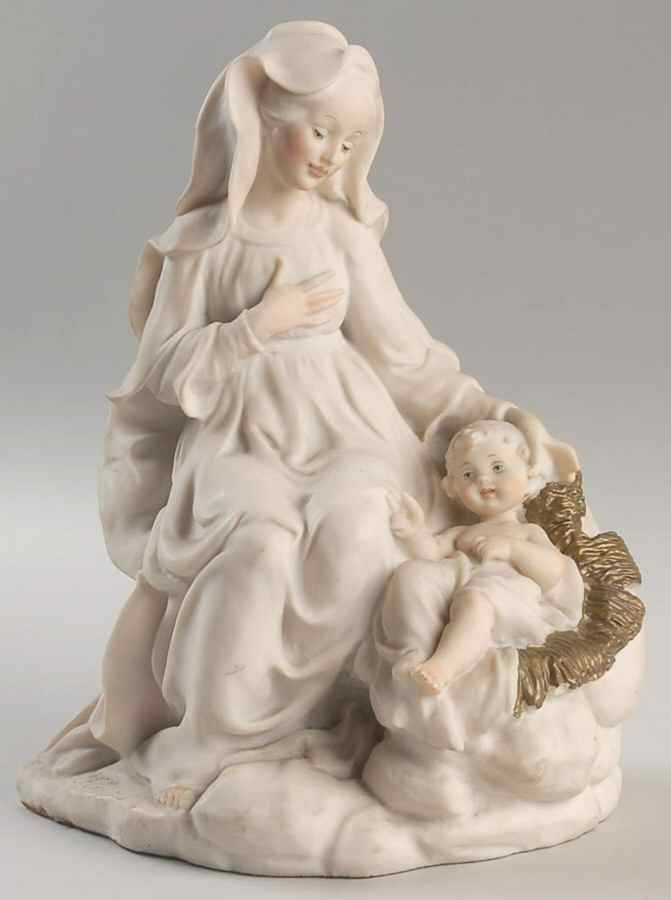 Nativity-White Madonna And Christ Child - With Box by Armani-1