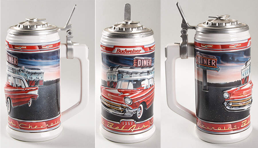 Classic Car 1957 Chevolet Bel Air - With Box by Anheuser-Busch-1