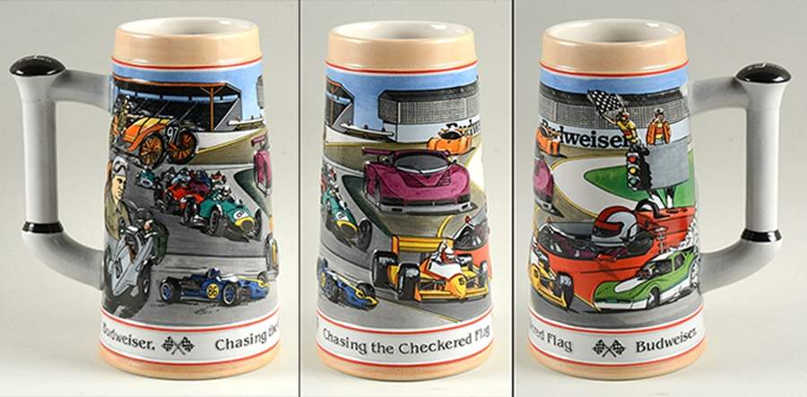 Budweiser Sports Series Chasing The Checkered Flag-Racing - Boxed by Anheuser-Busch-1