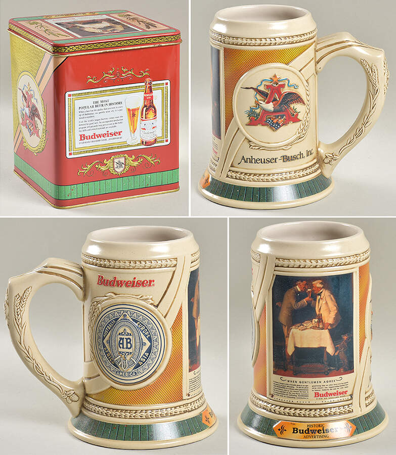 Historic Budweiser Advertising Stein Only - No Box by Anheuser-Busch-1