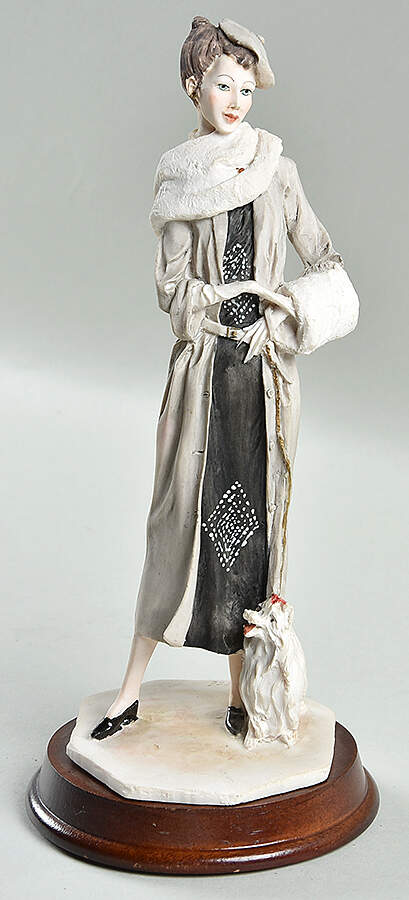 Les Femmes Lady With Dog - Boxed by Arnart-1