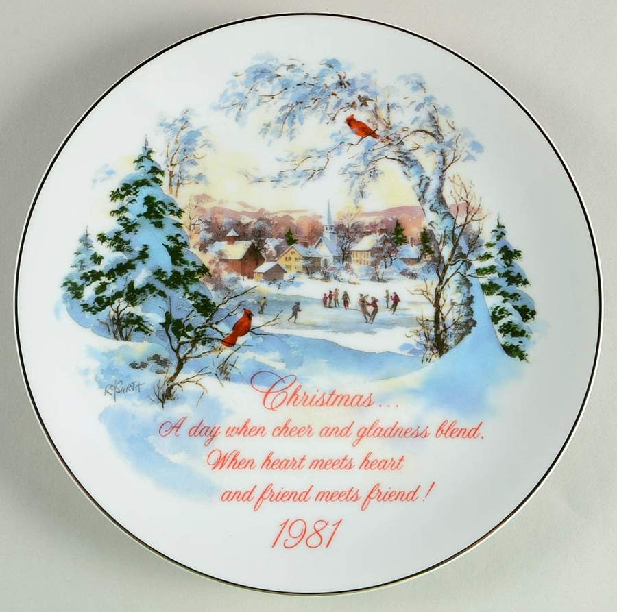 Christmas Plates Christmas - Boxed by American Greetings-1
