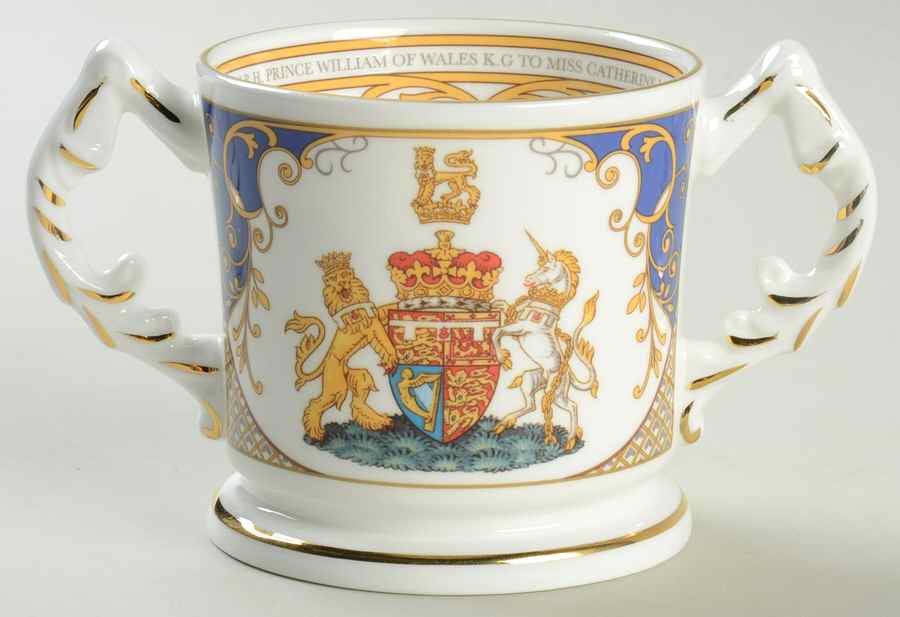 Royal Wedding Marriage Loving Cup-Westminster - Boxed by John  Aynsley & Sons-1
