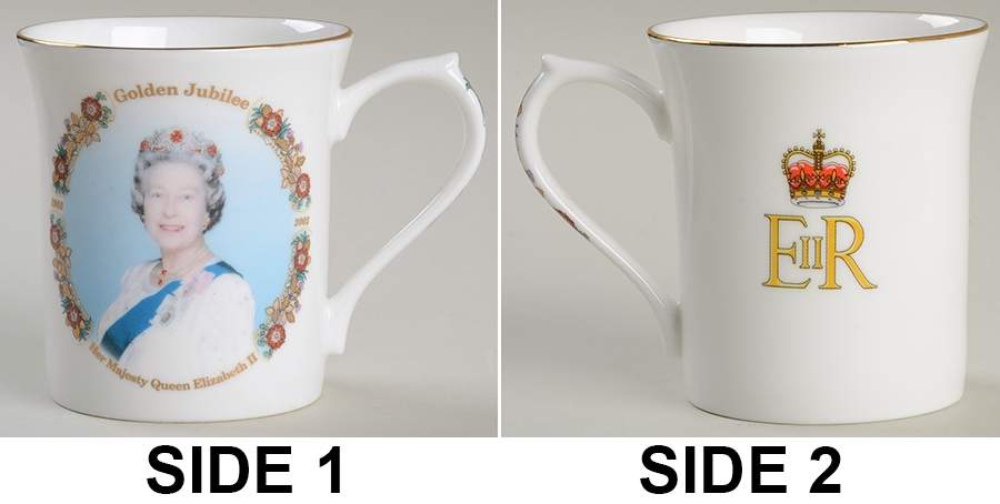 Royalty Commemoratives Elizabeth Ii Golden Jubilee Mug - No Box by Argyle-1