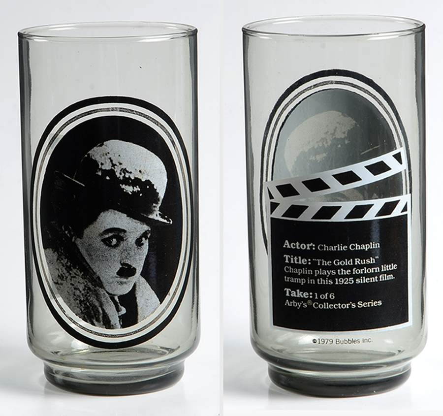 Movie Stars Charlie Chaplain - No Box by Arby's-1
