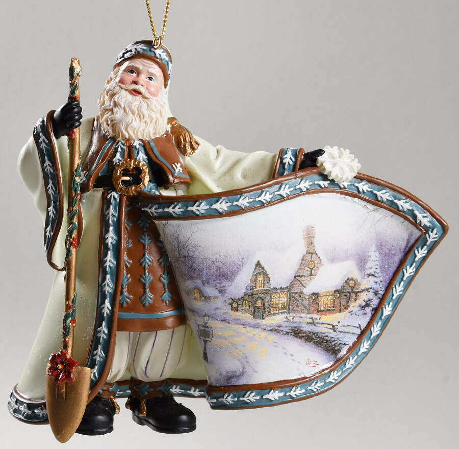 Old World Santa White Christmas Dream Santa - No Box by Ashton Drake-1