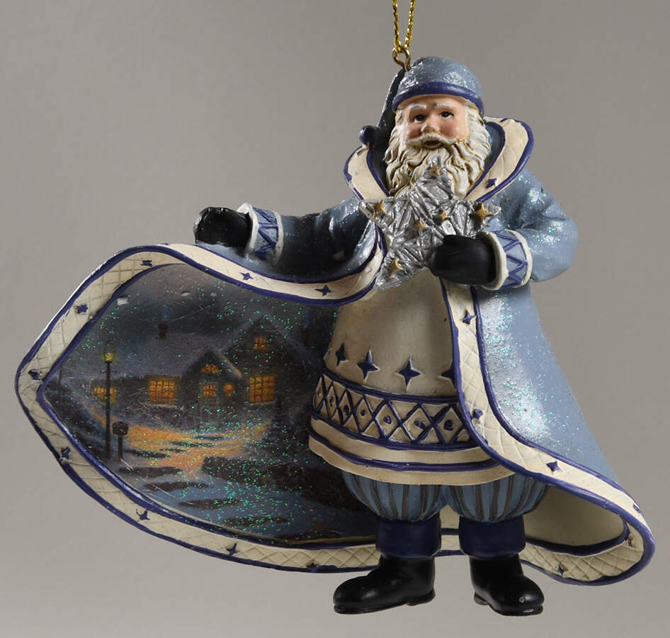 Old World Santa Starry Winter Night Santa - No Box by Ashton Drake-1