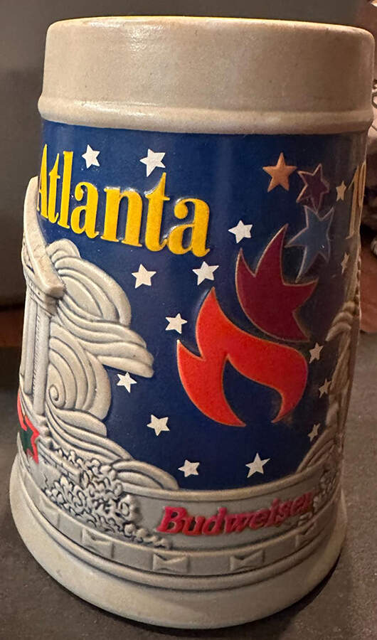 Olympic Games Steins 1996 Centennial Atlanta-Gerz - No Box by Anheuser-Busch-1