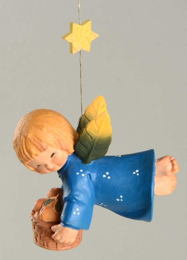 Ferrandiz Flying Angel Ornaments Angel With Basket - Boxed by Anri-1