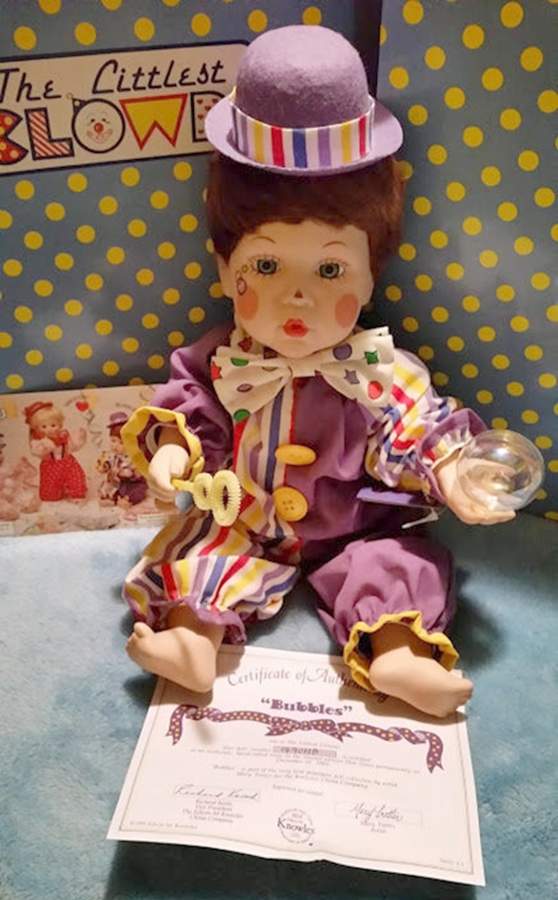Littlest Clowns Bubbles - Boxed by Ashton Drake-1