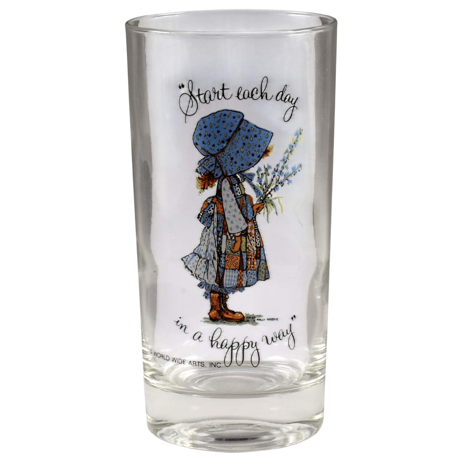 Holly Hobbie Glasses Start Each Day In A Happy Way - No Box by American Greetings-1