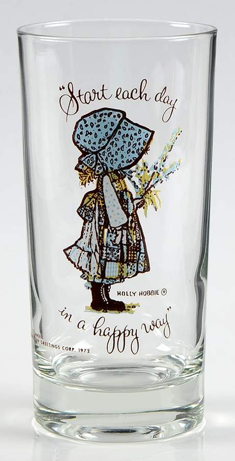 Holly Hobbie Glasses Start Each Day In A Happy Way - No Box by American Greetings-1