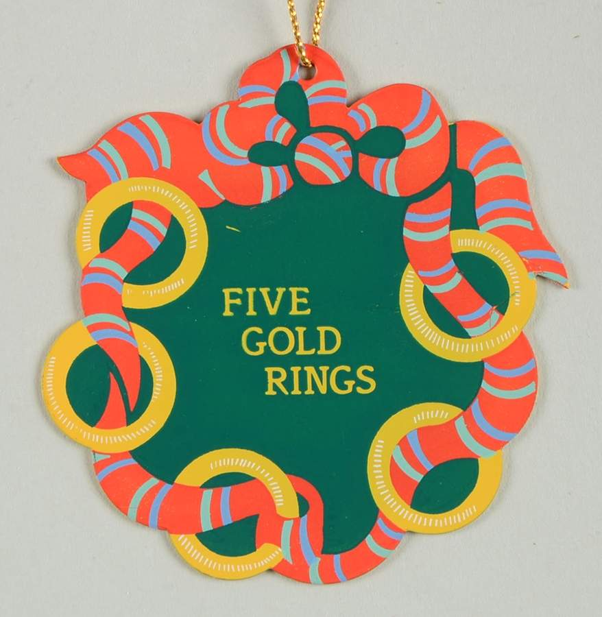 Twelve Days of Christmas Five Gold Rings - No Box by Avon-1