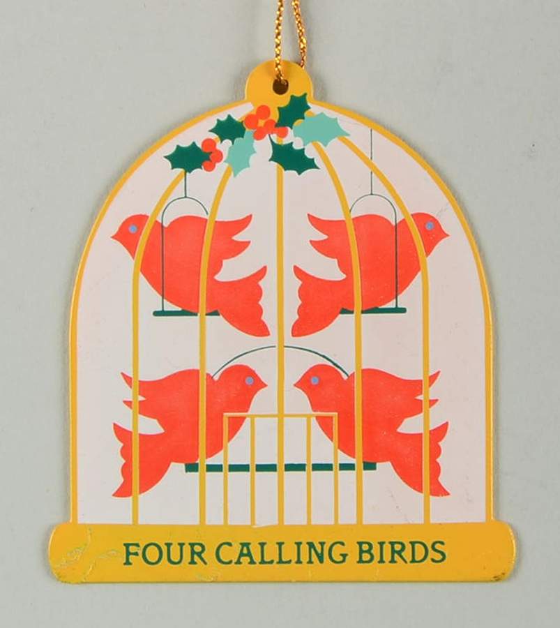 Twelve Days of Christmas Four Calling Birds - Boxed by Avon-1