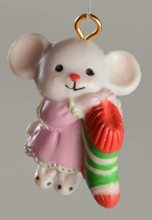 A Merry Little Christmas Mouse Ornaments Merry Mouse - With Box by Avon-1