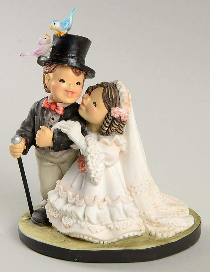 Toriart Figurines Bride & Groom - No Box by Anri-1