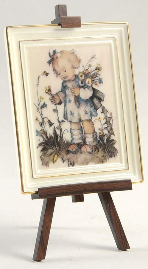 Hummel Plaque The Little Flower Girl - No Box by ARS Edition-1