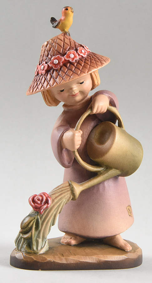 Gold Leaf Member Editions Little Gardener - With Box by Anri-1