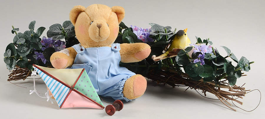 Cherished Teddies Monthly Friends Mark (March) + Spring Swag - No Box by Ashton Drake-1