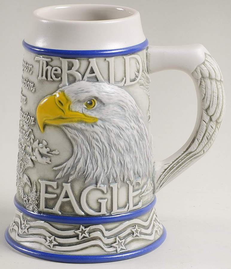 American Animal Stein The Bald Eagle  - With Box by Avon-1