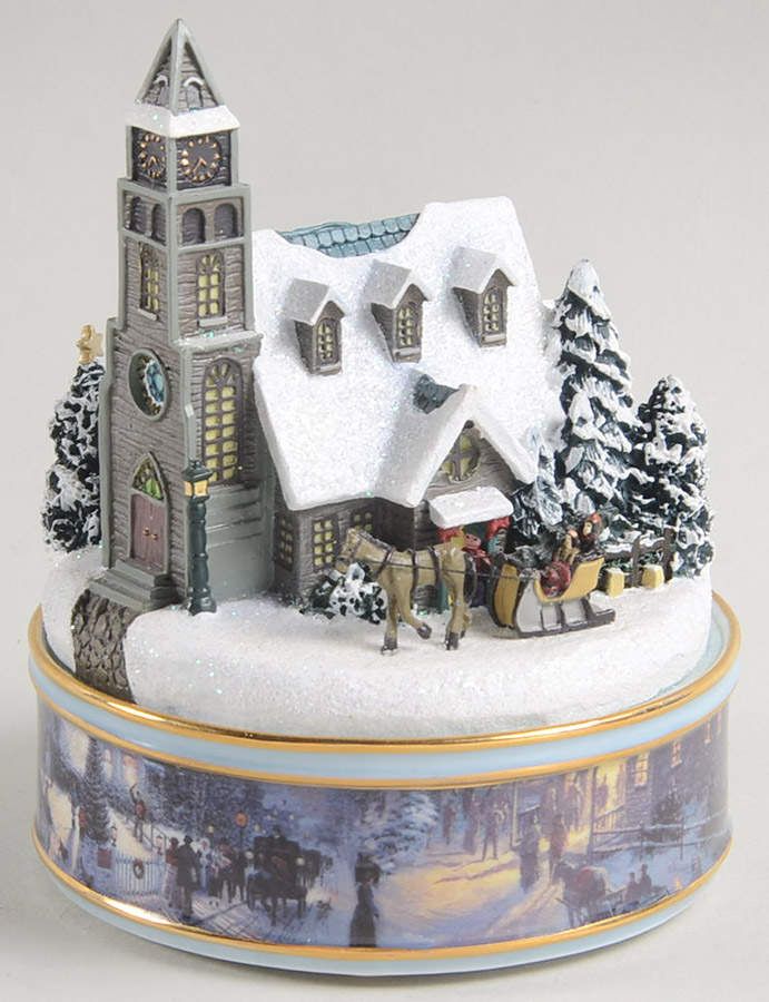 Warm Holiday Lights Moonlight Village Church  - No Box by Ardleigh Elliot-1