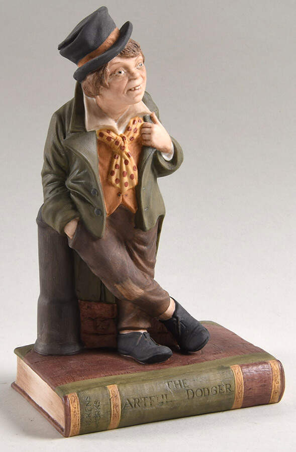 Charles Dickens Figurines Artful Dodger - No Box by John  Aynsley & Sons-1