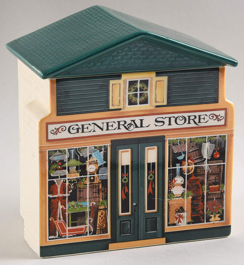 A Country Christmas Box McConnell's Corner General Store - No Box by Avon-1