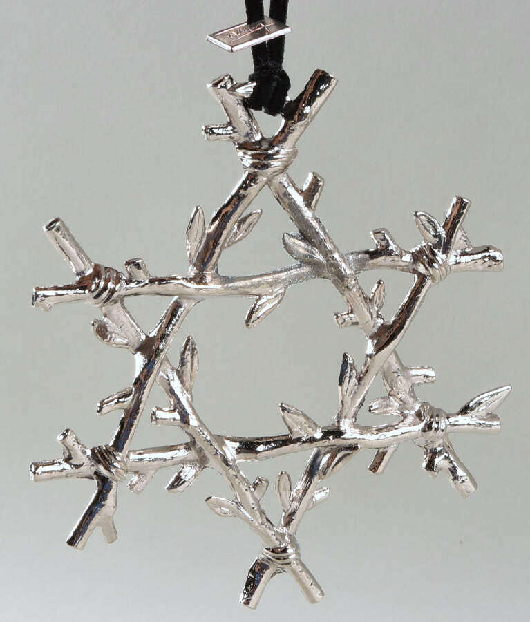 Christmas Ornament Collection Leaf Star Of David - No Box by Michael Aram-1