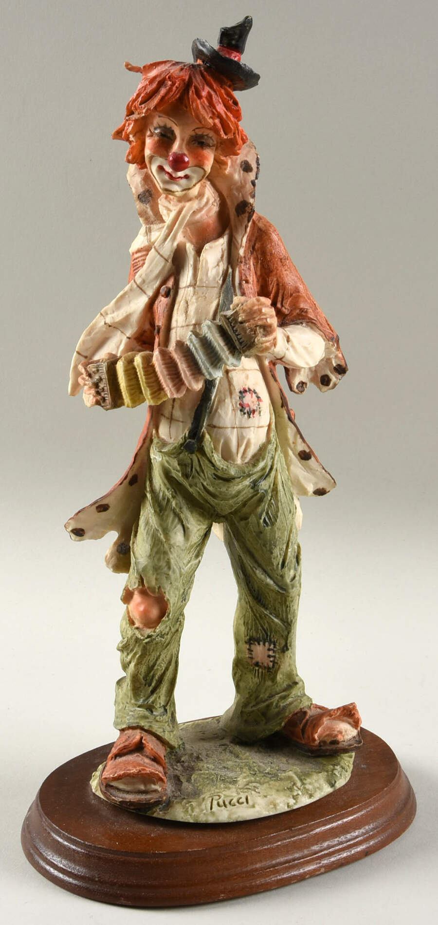 Pucci Figurines Clown-Orange Coat & Hair - No Box by Arnart-1