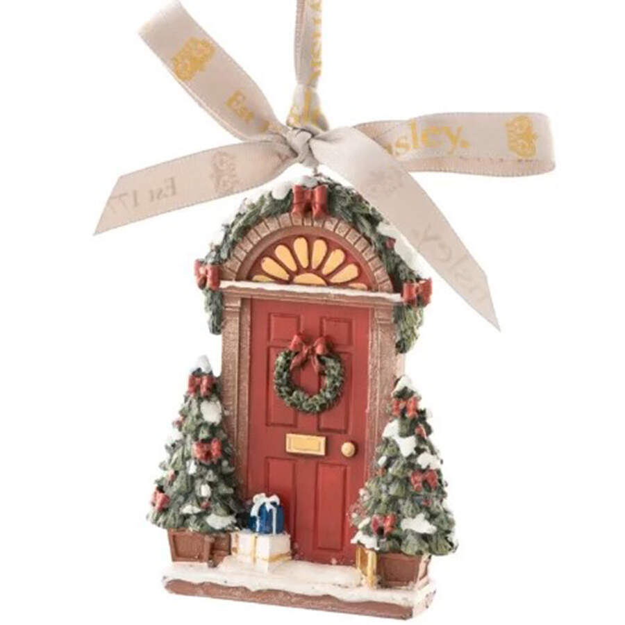 Aynsley Christmas Ornaments Christmas Front Door - Boxed by John  Aynsley & Sons-1