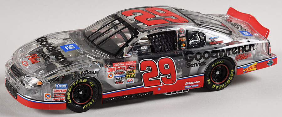 Rcca Clear Stock Cars Kevin Harvick Goodwrench Service  - No Box by Action Performance Companies-1