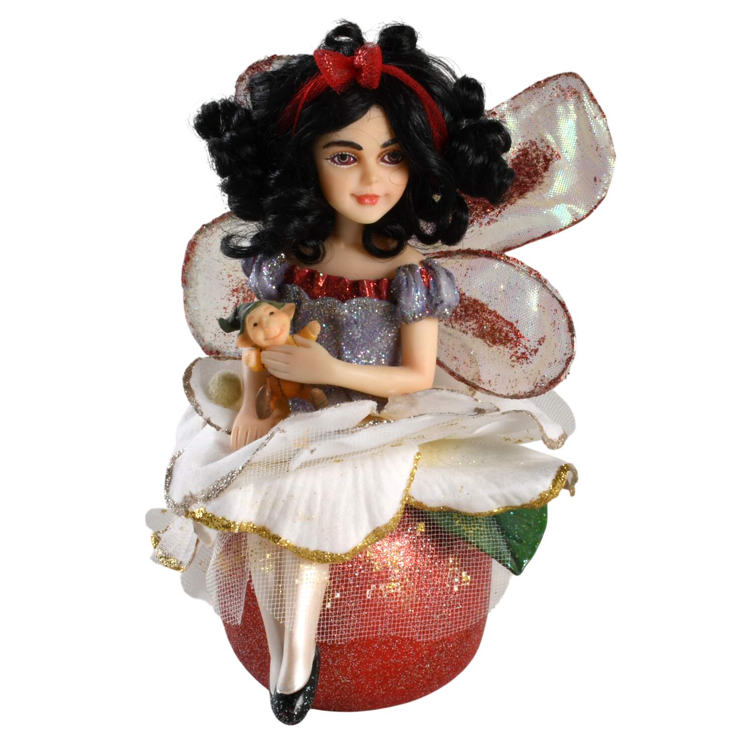 Fairytale Fairies Figurine Snow White Fairy Princess - No Box by Ashton Drake-1
