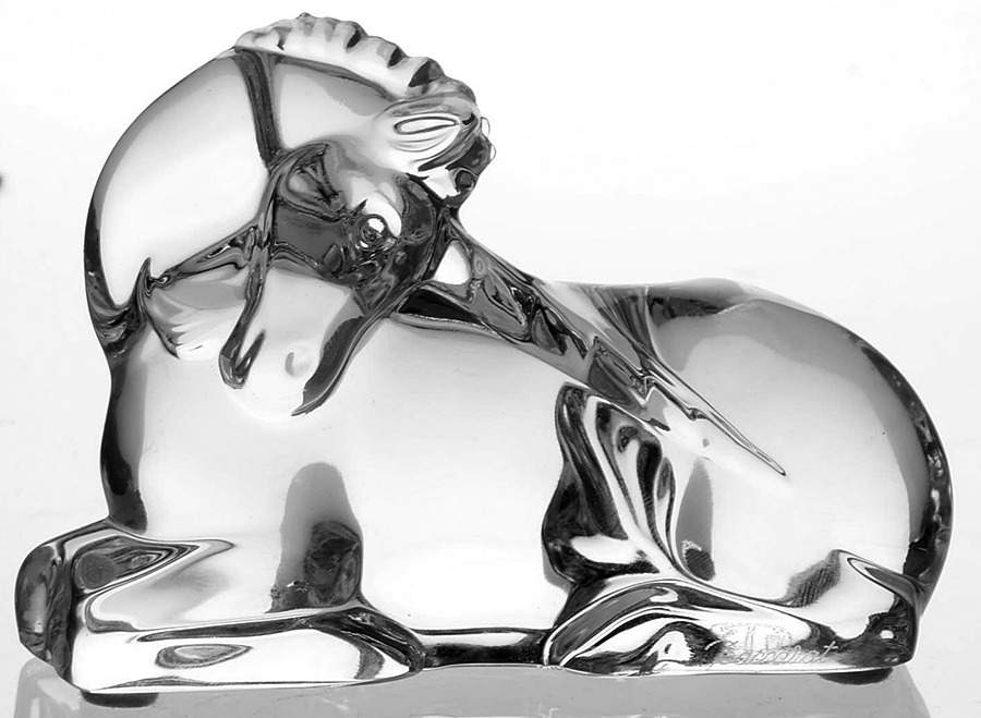 Baccarat Crystal Figurines Unicorn - No Box by Baccarat-1