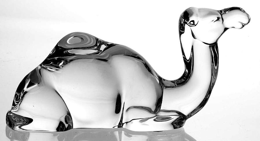 Baccarat Crystal Figurines Camel-Lying - No Box by Baccarat-1