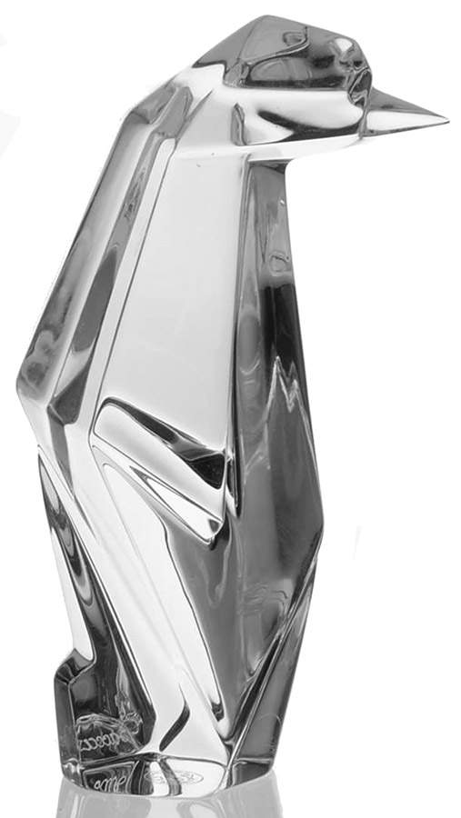 Baccarat Crystal Figurines Origami Penguin - With Box Bx1062 by Baccarat-1