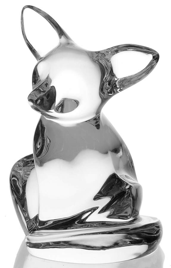 Baccarat Crystal Figurines Desert Fox - With Box Bx2011 by Baccarat-1