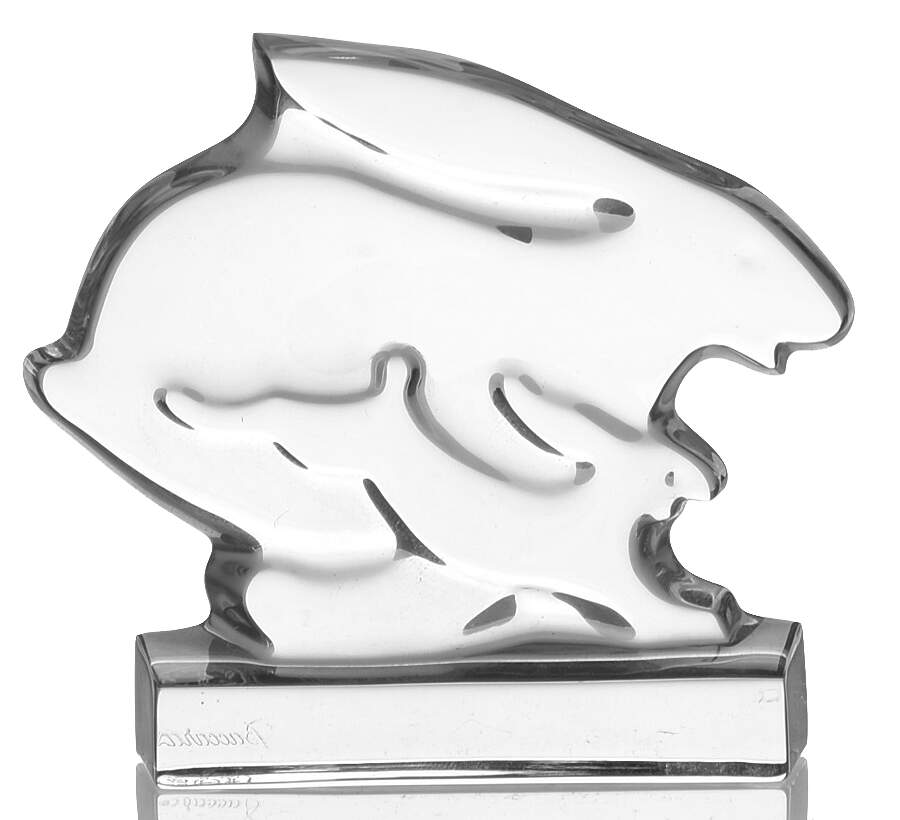 Baccarat Crystal Figurines Rabbit Love - With Box Bx2012 by Baccarat-1